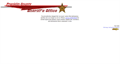 Desktop Screenshot of franklincountysheriff.net